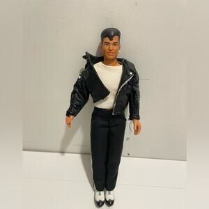 New Kids On The Block Jordan Knight Doll 90's Concert Outfit Black Jacket